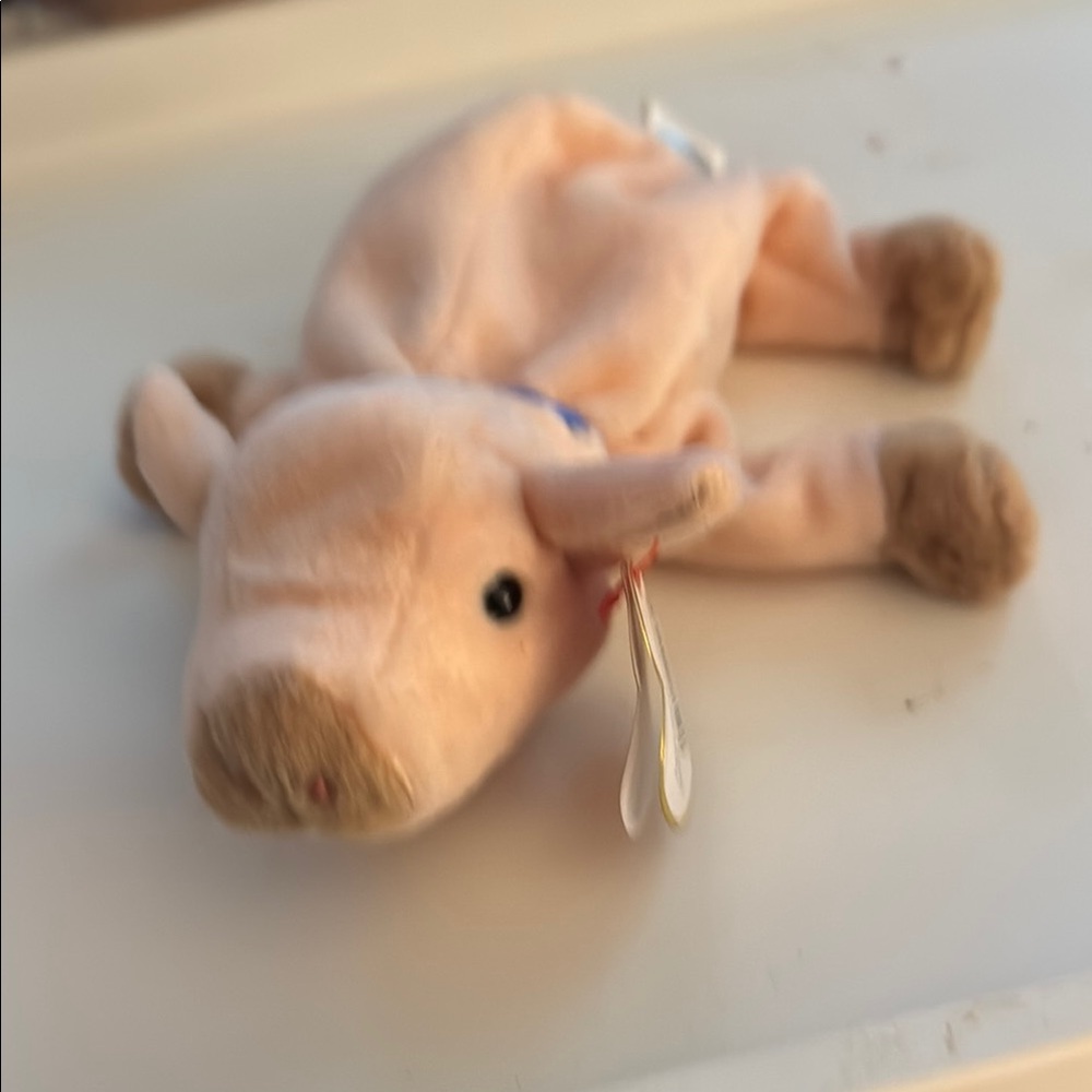 Ty Pink and Brown Plush Companion